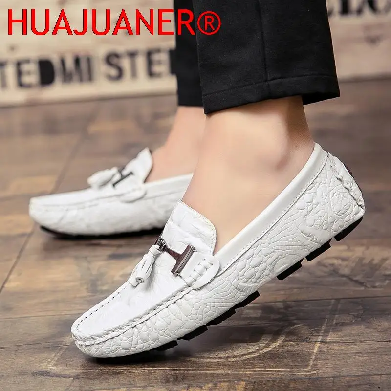 

Туфли мужские из ПУ кожи, дышащие лоферы, без застежки, повседневная обувь для вождения, для взрослых, лето 2022