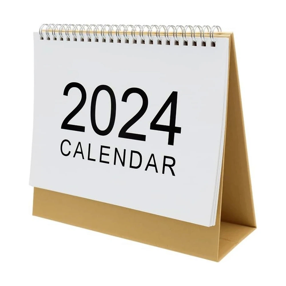 

Настольные календари для учебного года 2024, ежемесячный органайзер, настольный календарь с откидной крышкой для расчета расписания на каждый день