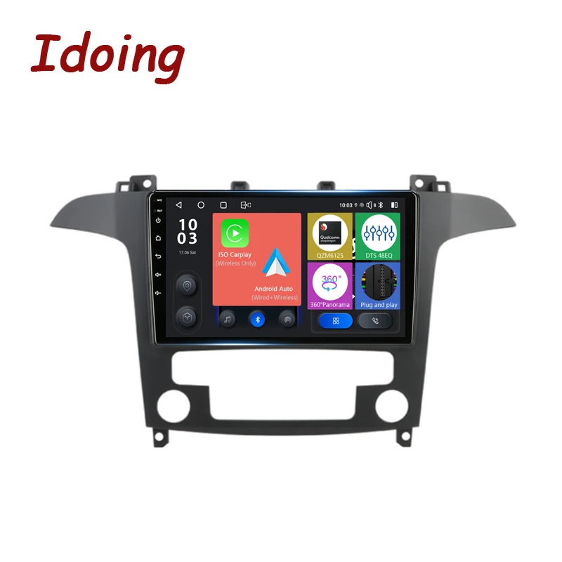 

Idoing 9 "автомобильный стерео головное устройство 2K для Ford S-MAX S MAX 1 2006-2015 Android радио мультимедиа видео плеер навигация GPS No 2din