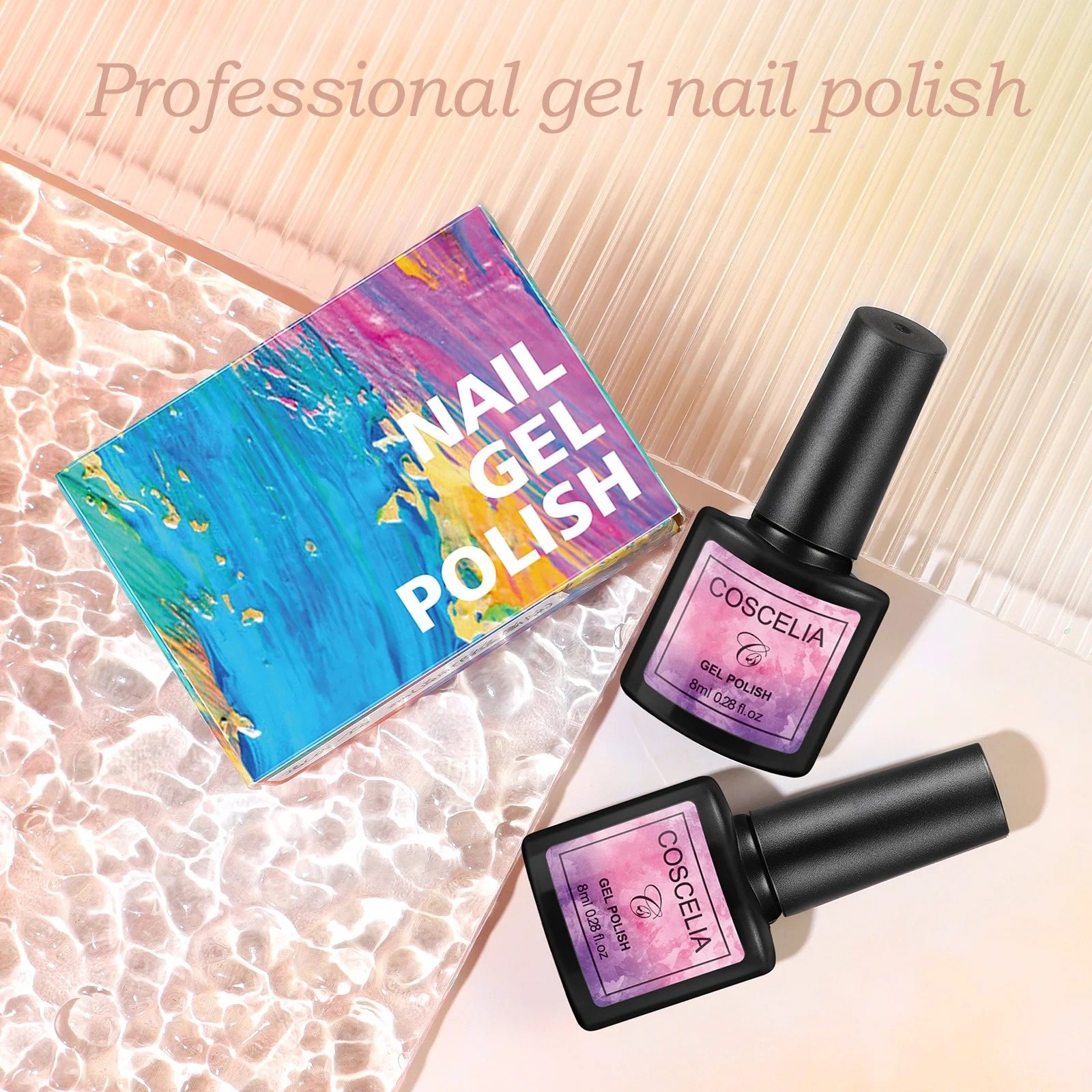 COSCELIA набор гель-лаков для ногтей Nail Art Гель-Лаки 40 цветов отмачиваемый лак