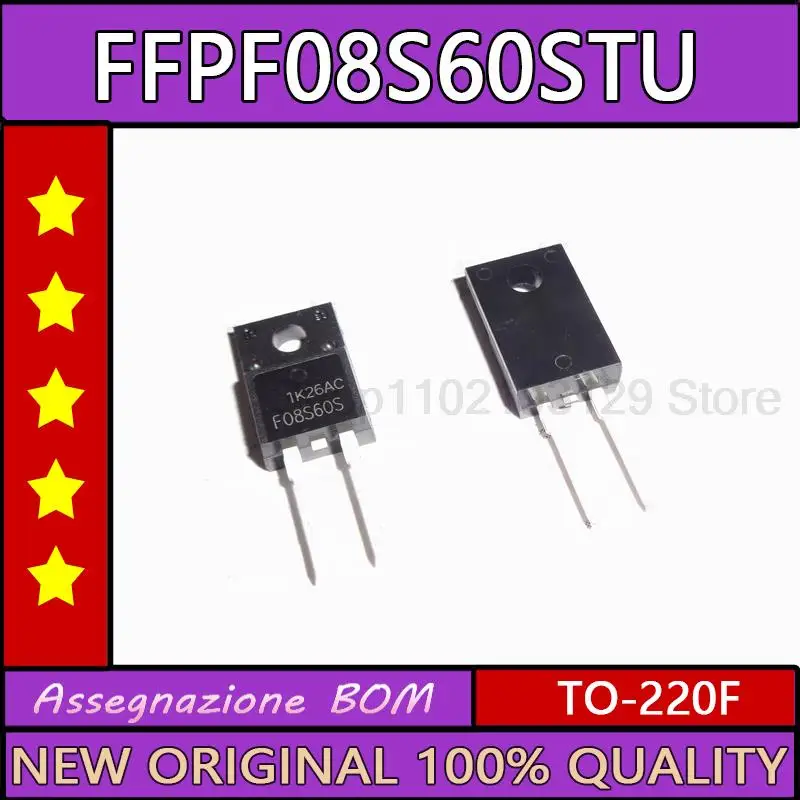 

10 шт./лот F08S60S, полностью установленный импорт FFPF08S60STU F08S60SN