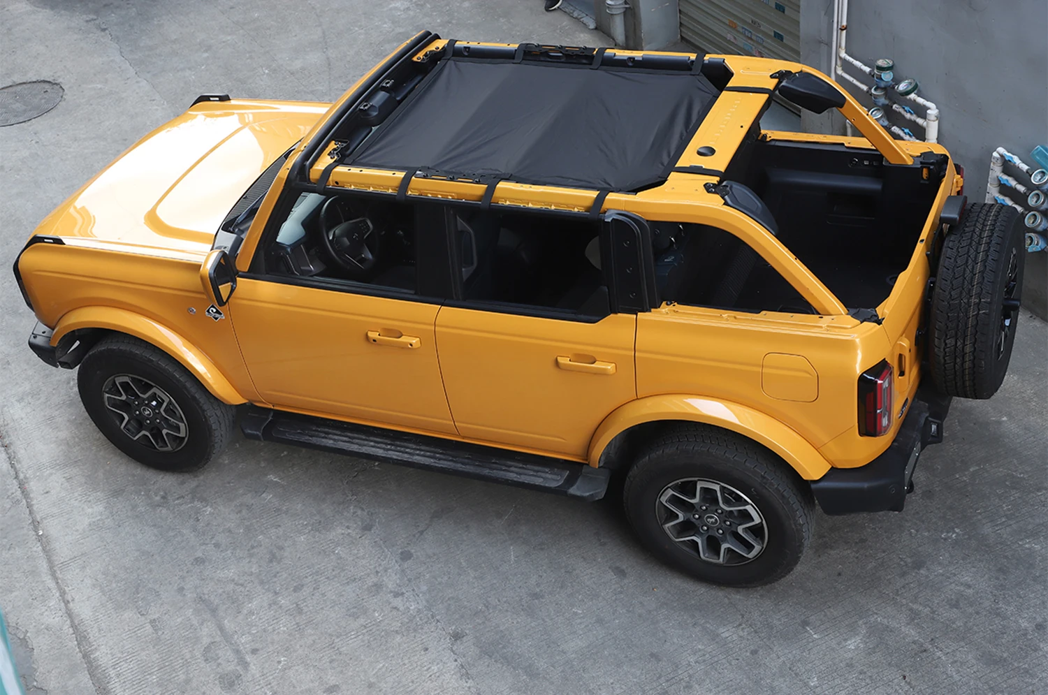Для Ford Bronco 2021 2022 4-дверный мягкий верхний изоляционный чехол солнцезащитный