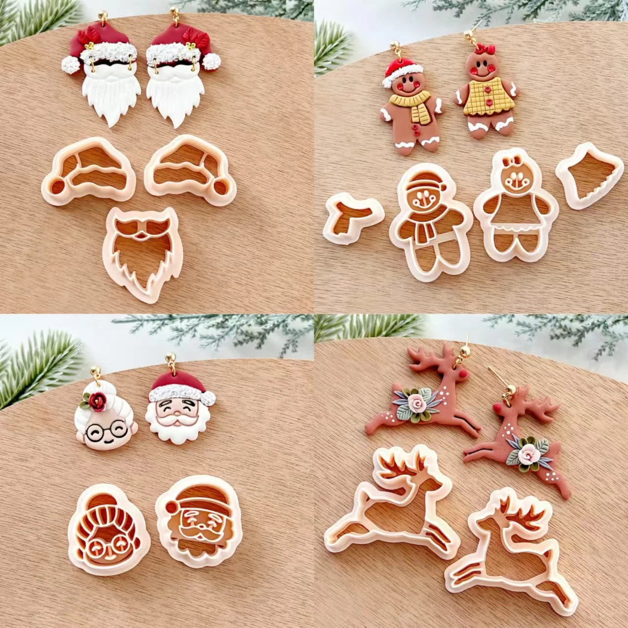 Пряники для мальчиков и девочек фрезы из полимерной глины | Рождественский резак