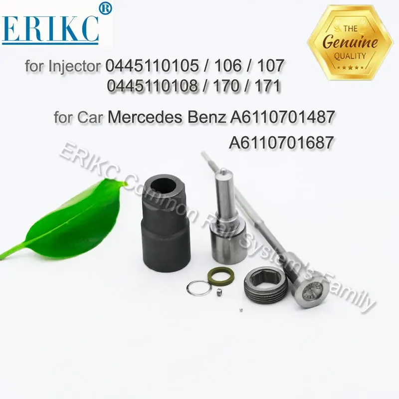 0445110106 0445110105 Ремкомплект топливной форсунки DSLA154P1320 Клапан F00VC01045 для 0445110107 0445110108