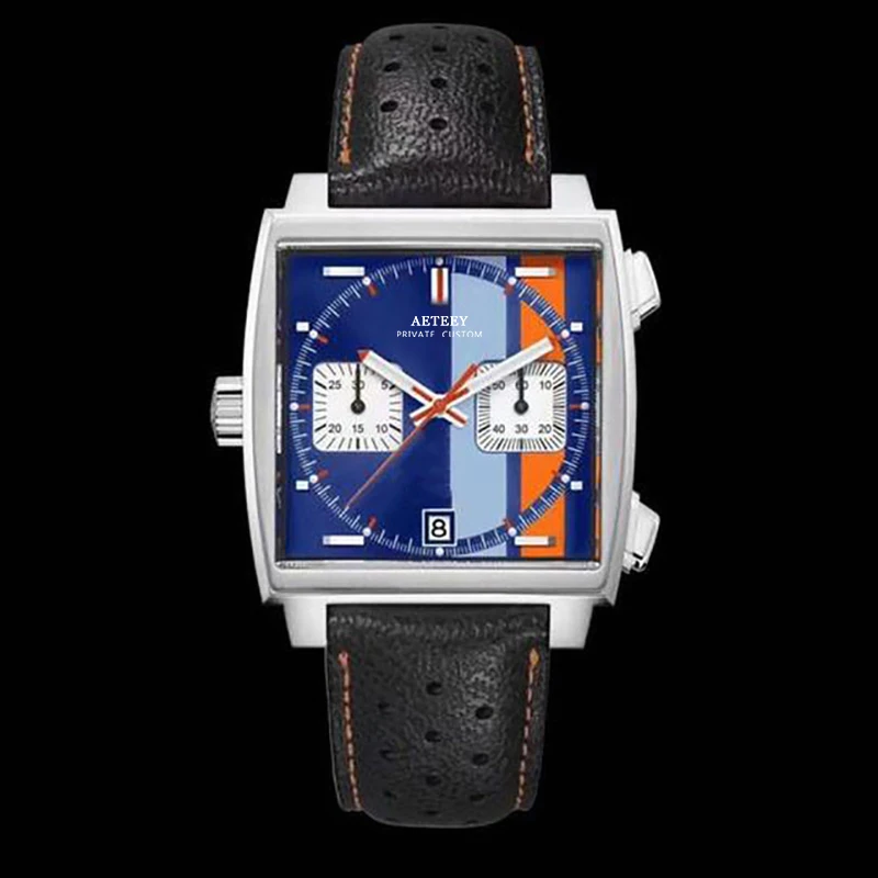 

Часы наручные Tob Мужские кварцевые с хронографом, брендовые роскошные японские функциональные водонепроницаемые