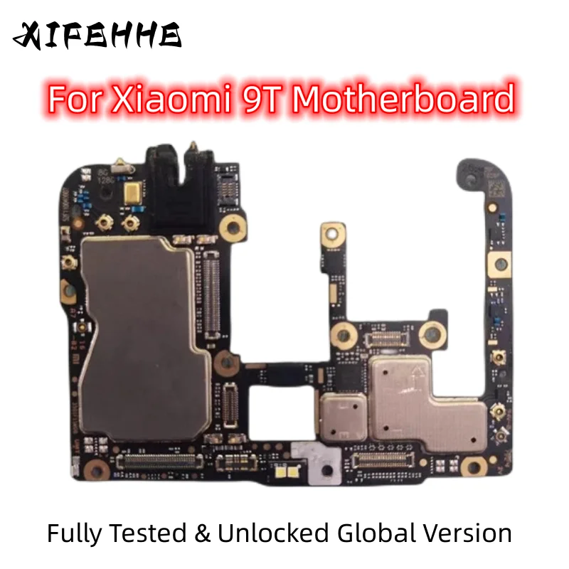 XIFEHHE Unlocked Main Phone Board Motherboar For Xiaomi Mi 9T Mainboard With Chips Circuits Fully Working Free Shipping