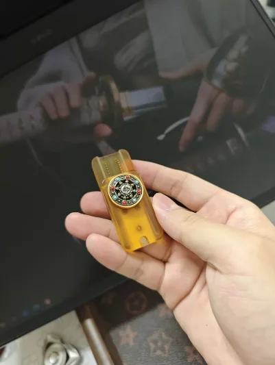 Слайдер-спиннер EDC из материала PEI King Of Ding Crisp Ding Rail Paragraph Mahjong Sound Push Slider для ежедневного использования, снятия стресса и отдыха (art.: 3920db71ab58e) - 3920db71ab58e