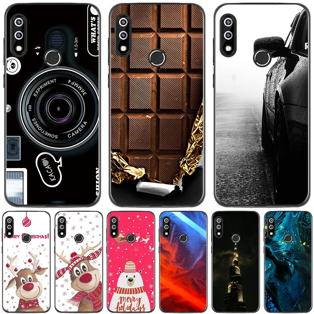 

Phone Bags & Cases For BQ Mobile BQ-6061L Slim 2022 6.09 inch Cover Soft Silicone TPU Fashion Marble Inkjet Painted Shell Bag