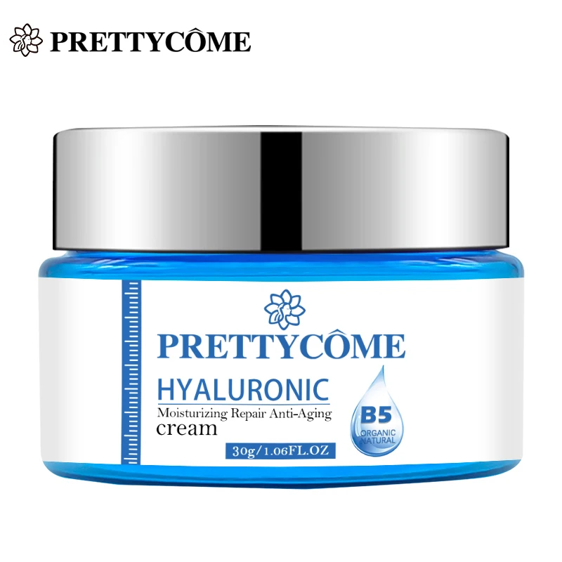 

PRETTYCOME 30g Face Cream Hyaluronic Acid Essence Moisturizing Whitening Anti-aging Lifting Firming Repair Dry Skin Brighten