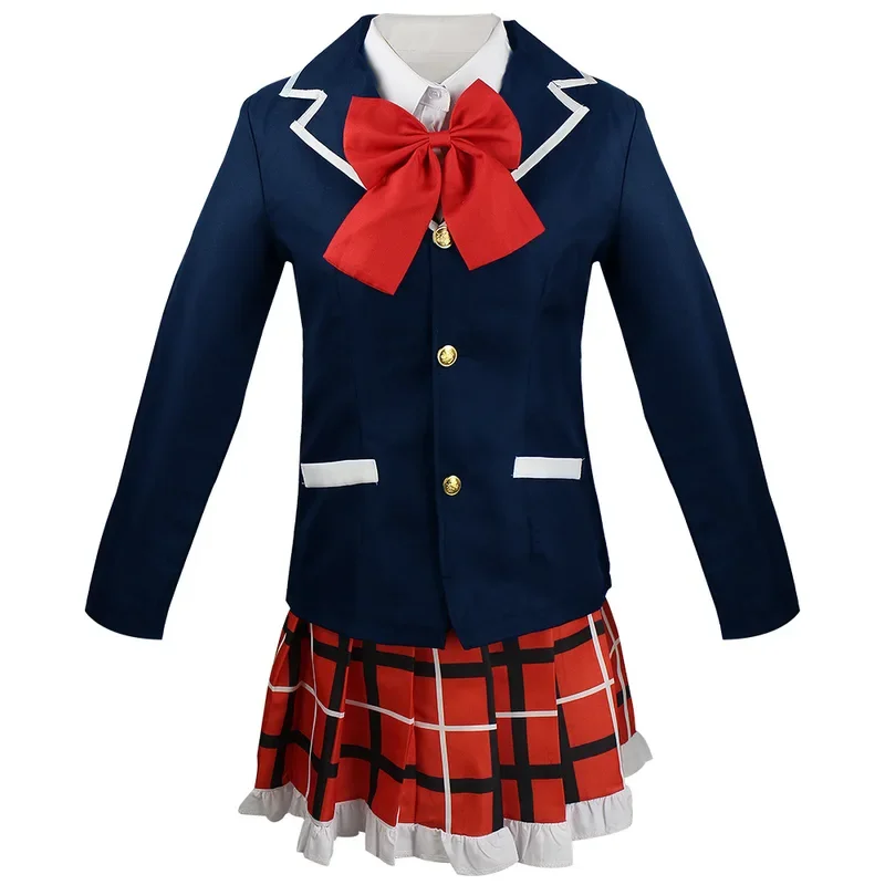 Женский костюм для косплея Chunibyo парик юбка Униформа на Хэллоуин