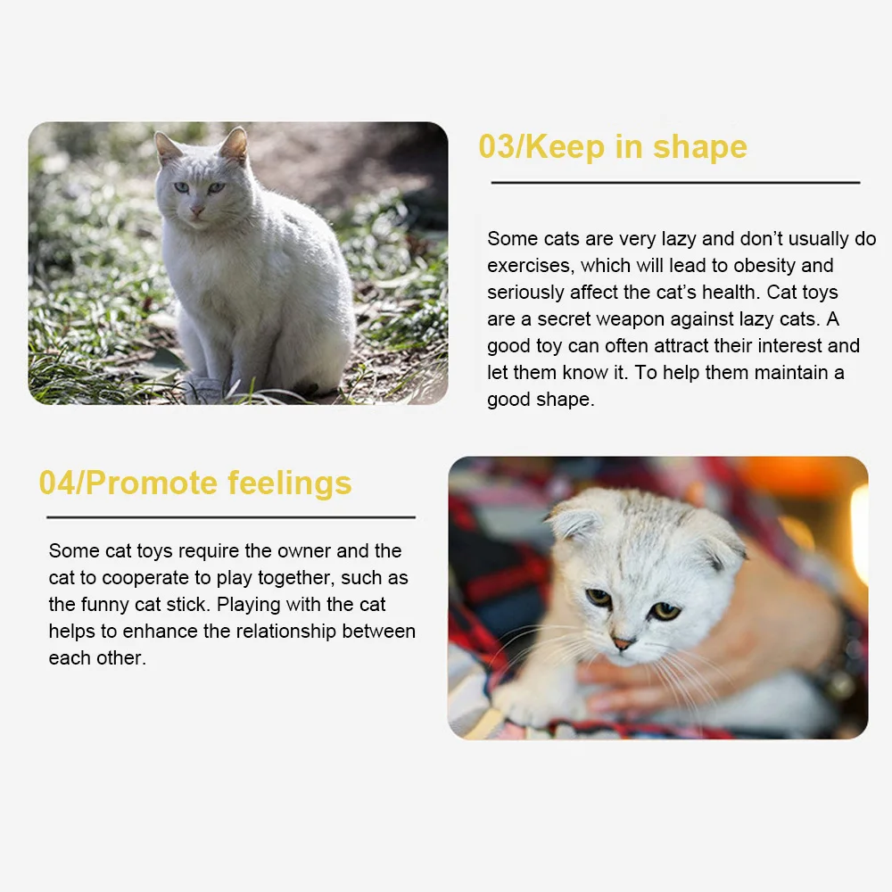 

Replacement Cat Feather Toy Set Cat Teaser Wand Toy for Kitten Cat Toys Wand Stick Pets Cat Accessories juguetes gato