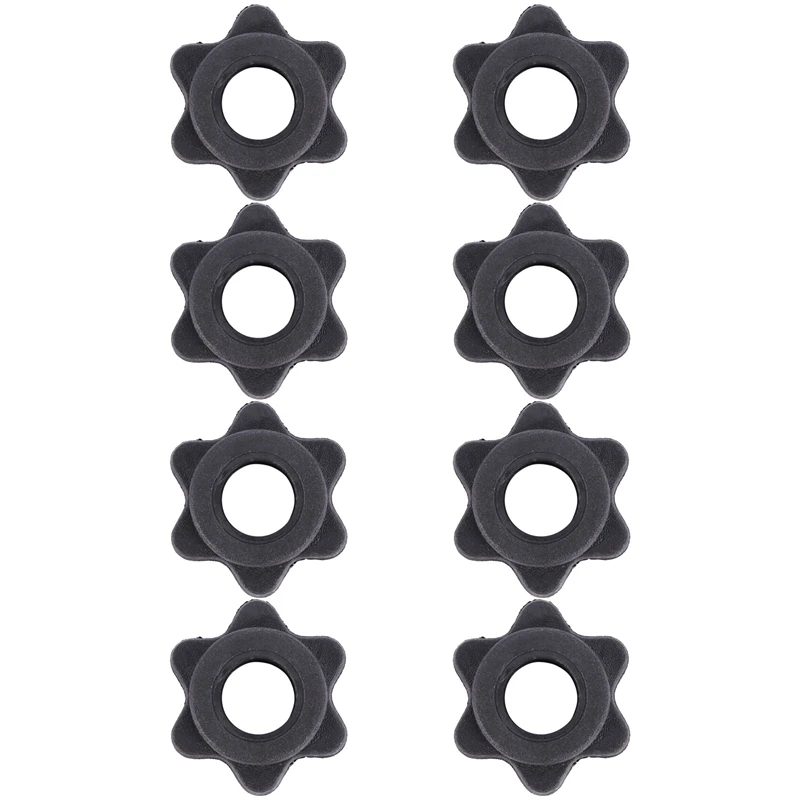 

ELOS-4 Pairs Dumbbell Hex Nut,Dumbbell Rod Nut,Spinlock Collars For Barbells Bars Training Sports
