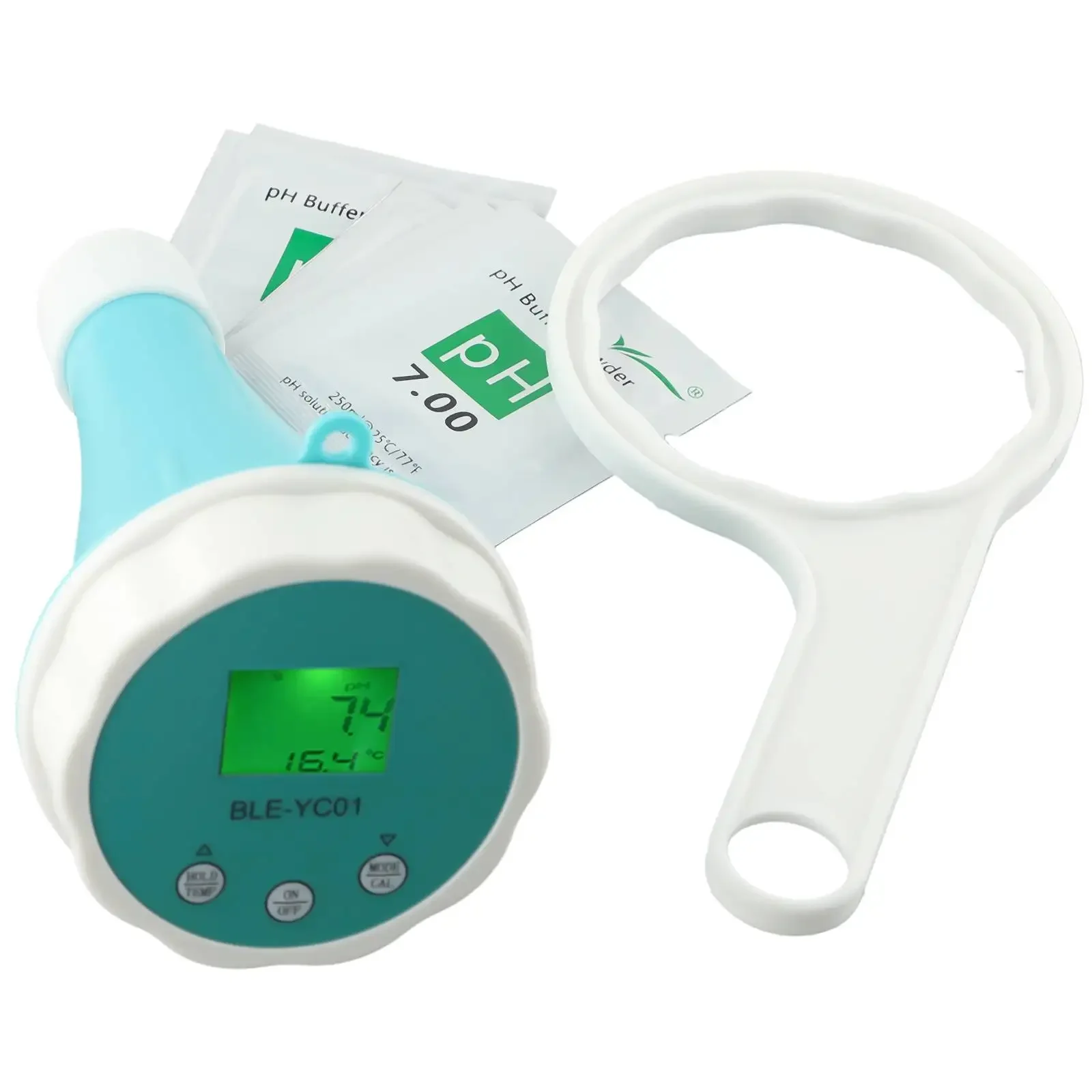 PH-метр тестер качества воды Высокоточный ЖК-цифровой дисплей 6 в 1 управление