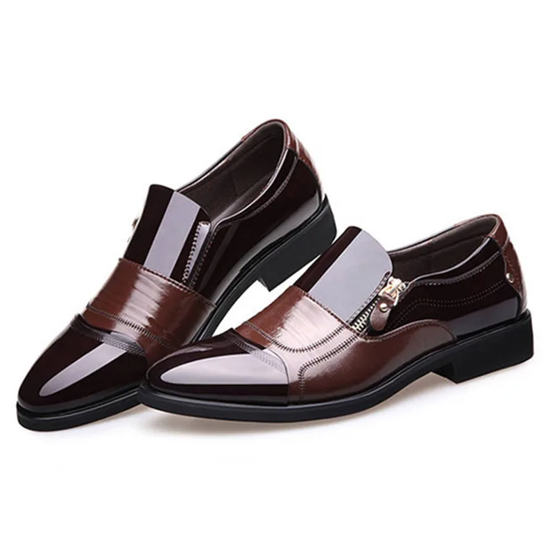 

Business Luxury OXford Shoes Men Breathable Leather Shoes Rubber Formal Dress Shoes Male Office Party Wedding Shoes Mocassins