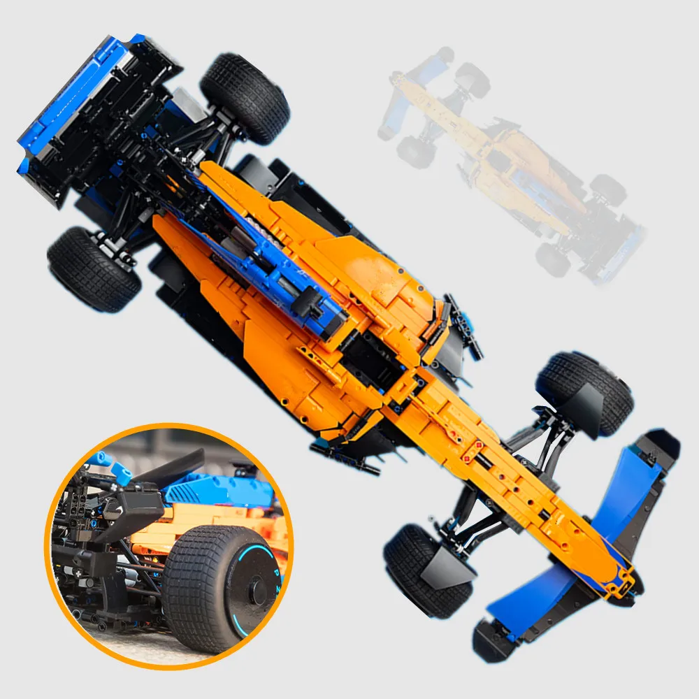 

Super Car Technical F1 McLarens Formula 1 Race Car Model Fit 42141 Buiding Bricks Creators Block Bricks Toys Kids Birthday Gift
