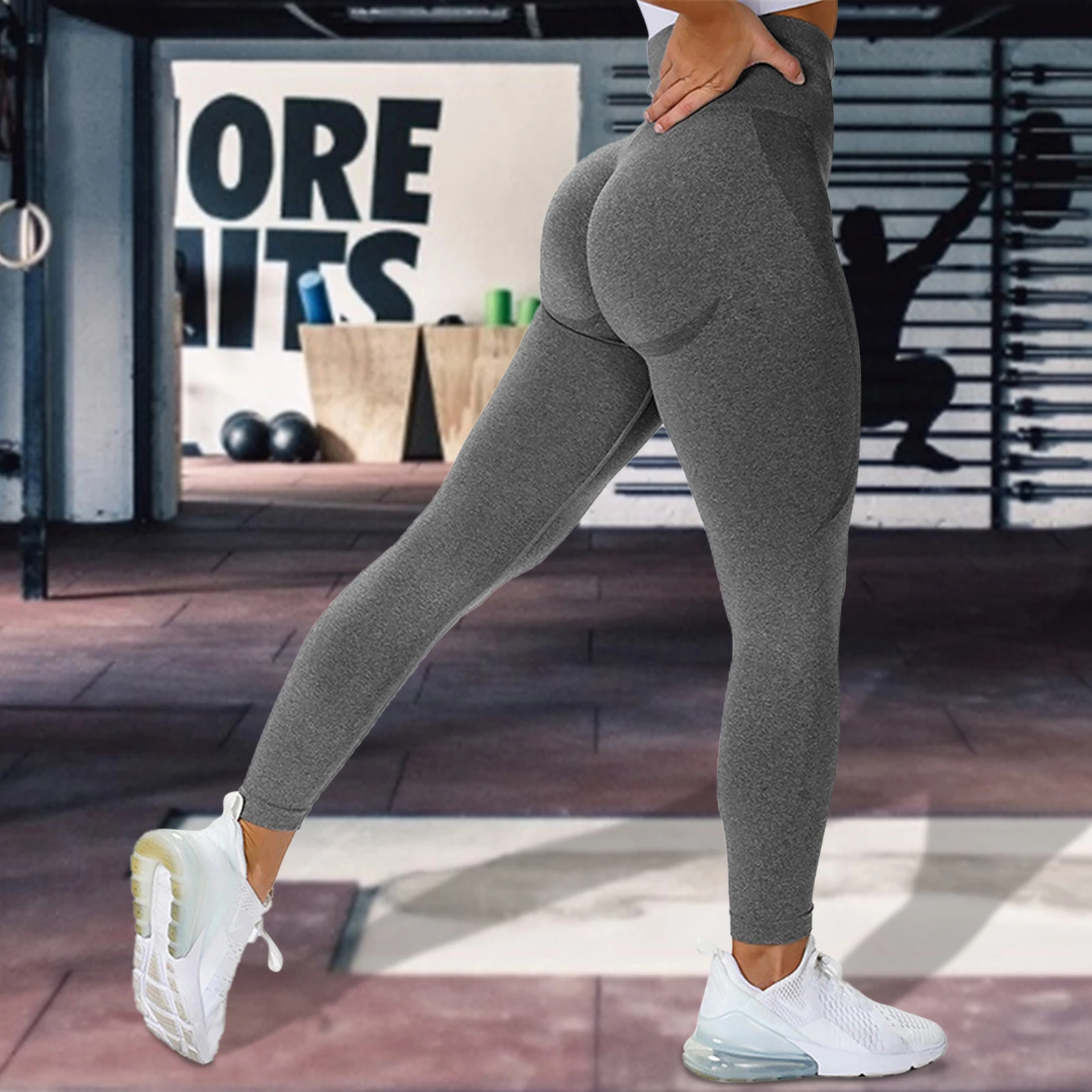 

Yoga Pants For Women Butt Lifting Leggings Workout Scrunch Butt Leggings Peach Lift ForTIKTok Leggings For High Waisted Pants