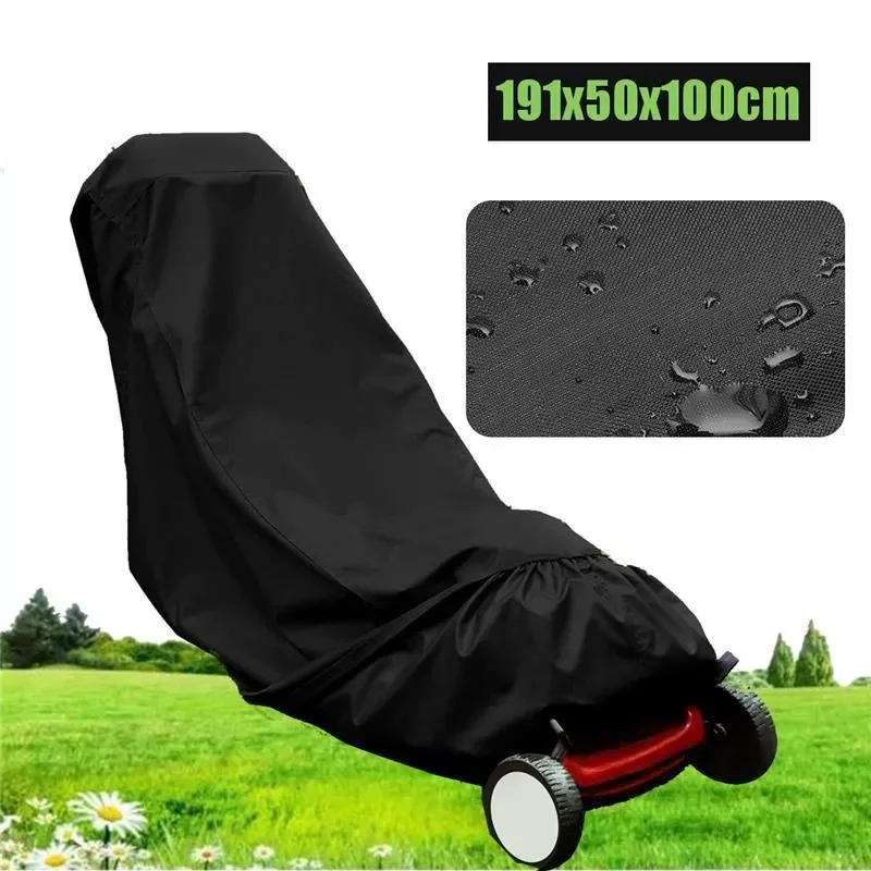 

NEW2023 Outdoor Hand-pushed Lawn Mower Cover Garden Lawn Scraper Protective Cover Waterproof Dustproof Furniture Cover 191*50*10