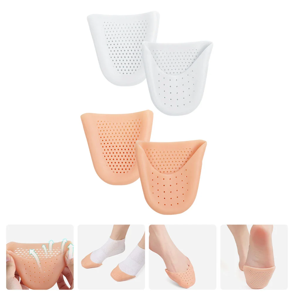 

Toe Ballet Covers Socks Shoe Protectors Shoes Protector Padspouches Caps Pad Pointe Dance Guards Wrapped Half Forefoot Resistant