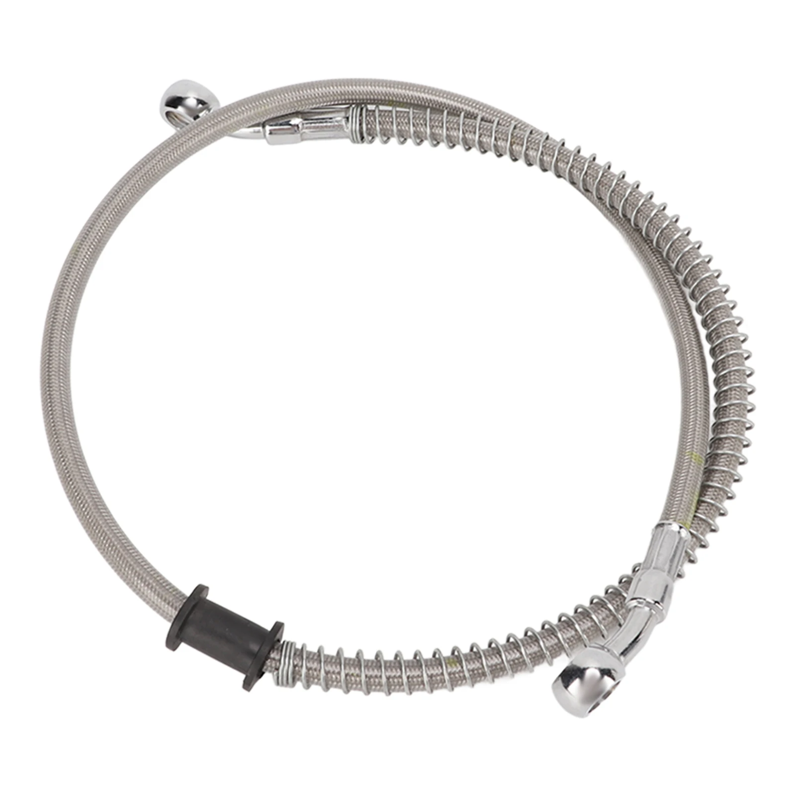 

Motorcycle Brake Line Universal Stainless Steel PVC Rustproof High Performance Fuel Hose for Motorbikes80cm/31.5in