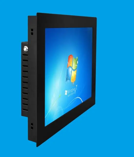 

17-дюймовый резистивный сенсорный экран Win Linux OS, встроенный безвентиляторный промышленный компьютер «Все в одном», панельный ПК