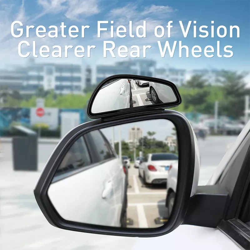 

Car accessories 1 Pair Car Blind Spot Mirror Car Rearview Auxiliary Mirror HD Large View Convex Glass Wide Angle Rear View Mirro