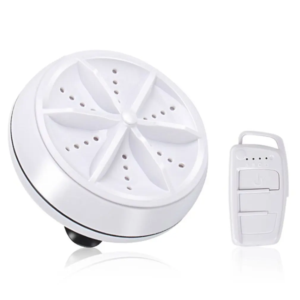 

Mini Ultrasonic Washing Machine Portable Turbo Personal Rotating Washer Travel Removes Dirt Washer Clothes Cleaning Machine