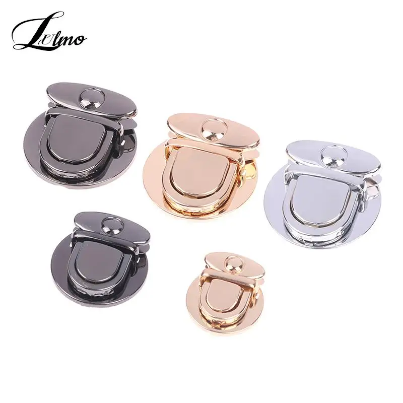 

Shoulder Bag Turn Twist Lock Metal Buckle Bag Accessories Handbag Snap Clasps DIY Closure Lock For Purse Totes