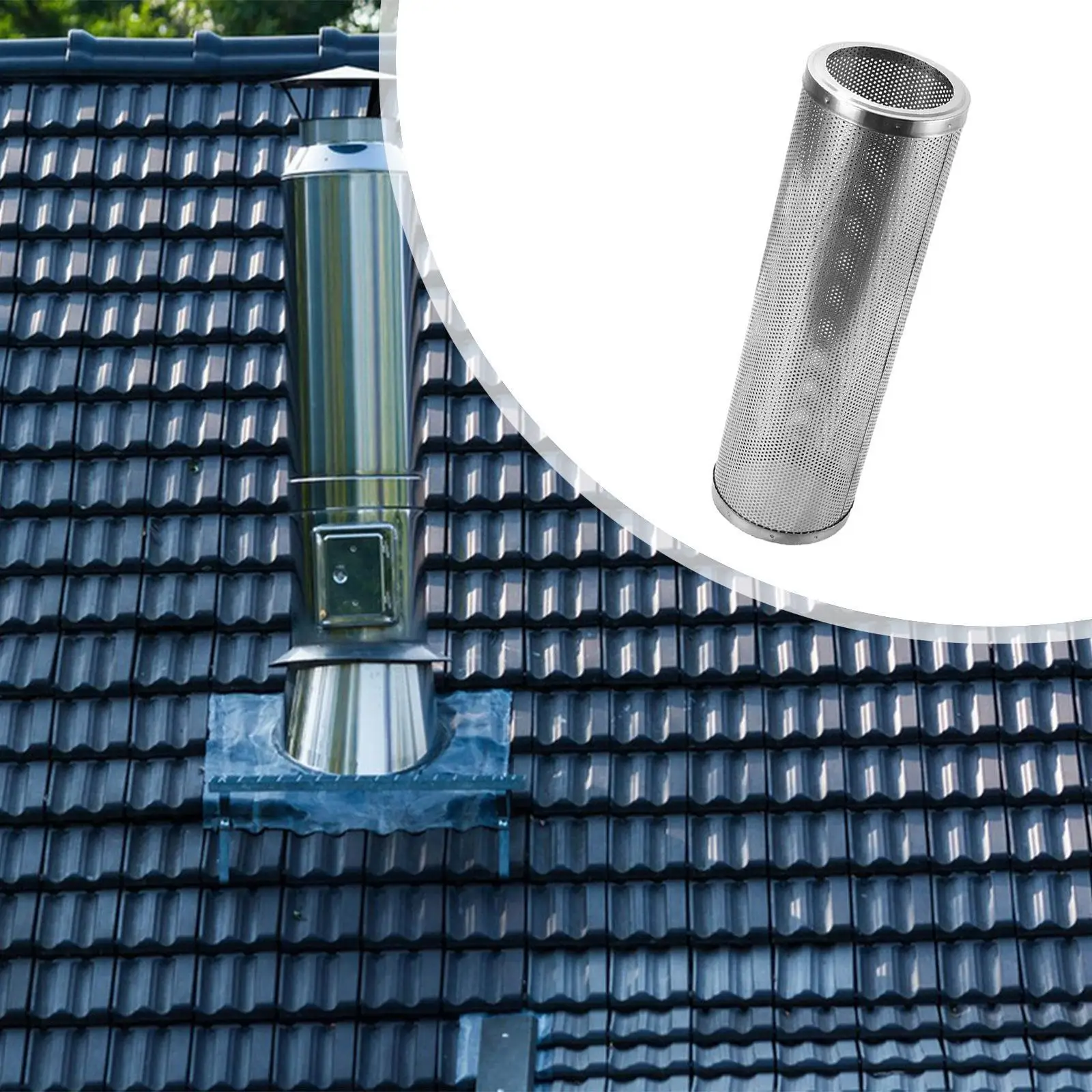 Дымоход искровой упор аксессуары для дровяной печи из нержавеющей стали