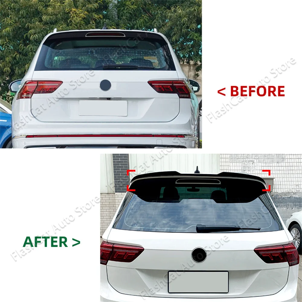 Автомобильный задний спойлер на крышу для Volkswagen Tiguan MK2 Facelift TDI R-Line 2017-2023