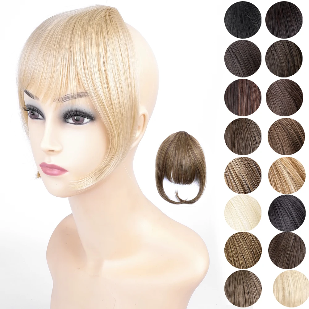 

Ty.Hermenlisa 1Pc Clip In Bangs Extensions For Women 2022 Bangs Hair Extensions Natural Color Wholesale Air Bang Hairstyle