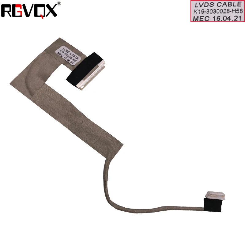 Новый ЖК-светодиодный видеокабель для MSI U100 U90 PN:K19-3030019-H58 K19-3030028H58009 K19-3030028-H58, ремонт ноутбука