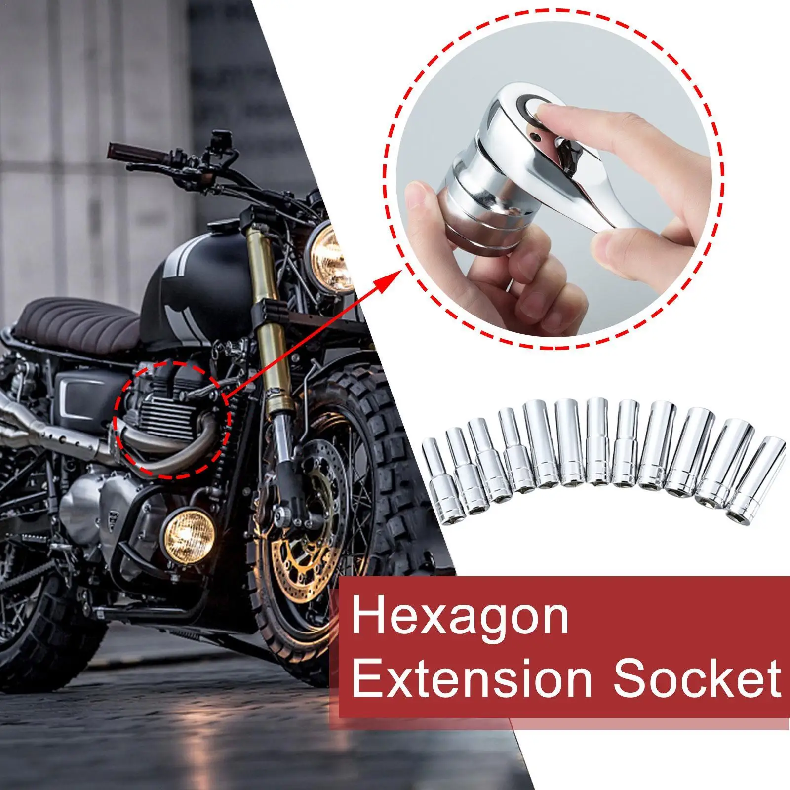 

1pcs 8-32mm Hexagon Driver Drill Bit Socket Wrench Quick Change Ratchet Hexagonal Adapter For Electric Screwdriver Handle Tool