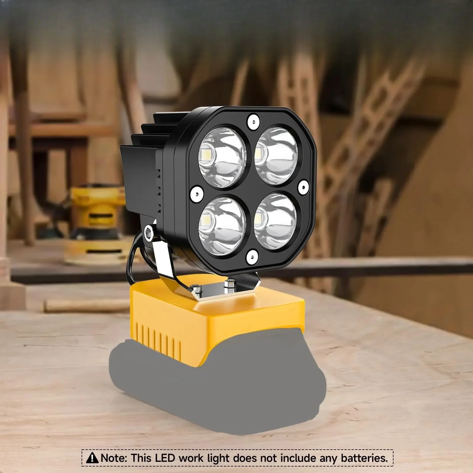 Аккумуляторный светодиодный рабочий фонарь DEWALT - 40 Вт, портативный, для использования на улице, для серий DCB 18В20В (art.: 3920d8fa42e1d) - 3920d8fa42e1d