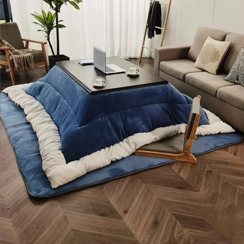 Стол Котацу с подогревом и ковром-футон японский набор для гостиной мебели