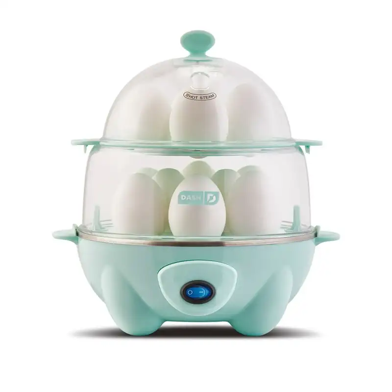 

Cooker for Hard Boiled, Poached, Scrambled Eggs, Omelets, Steamed Vegetables, Dumplings & More, 12 Capacity, with Auto Shut Off