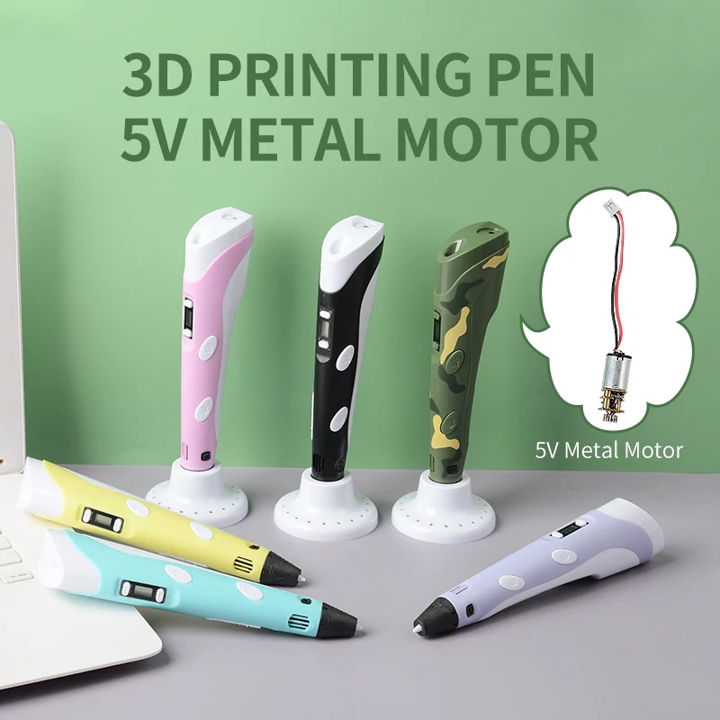 

3D Pens for Kids Girls Christmas Birthday Gift 3D Drawing Printing Pen with LCD Screen Compatible PLA Filament Toys for Children