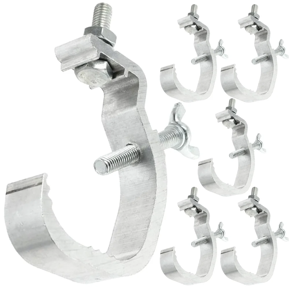 

6pcs Light Clamp Aluminum Truss Clamp Stage Light Clamp Hook for Spot Lights