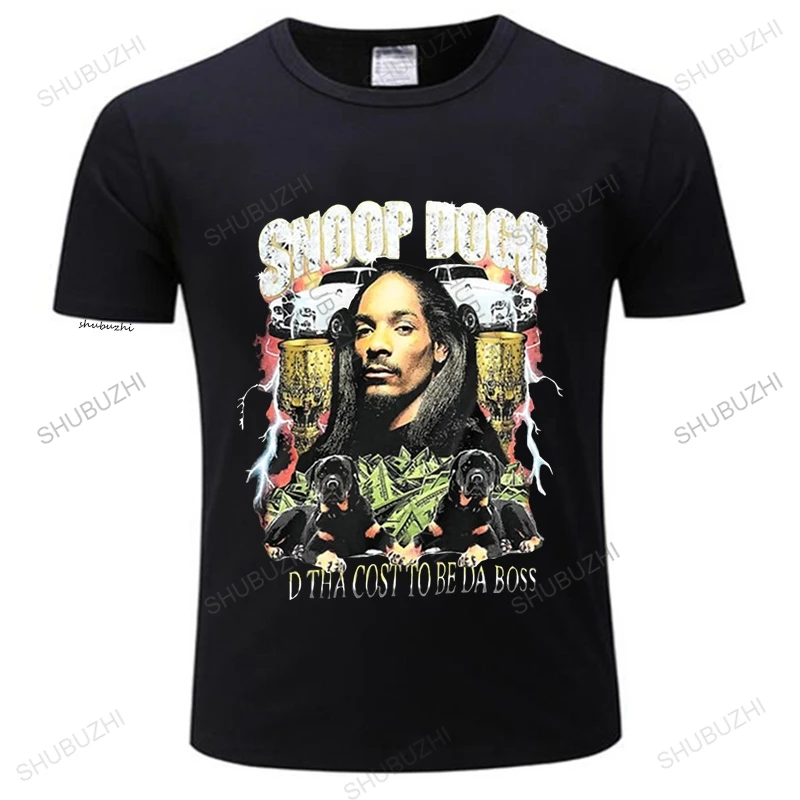 

Anime Snoop Doggy Dogg Cartoon Print crew neck Shirts Funny Comfortable t shirt Casual Cotton shubuzhi brand Daily Tee Top