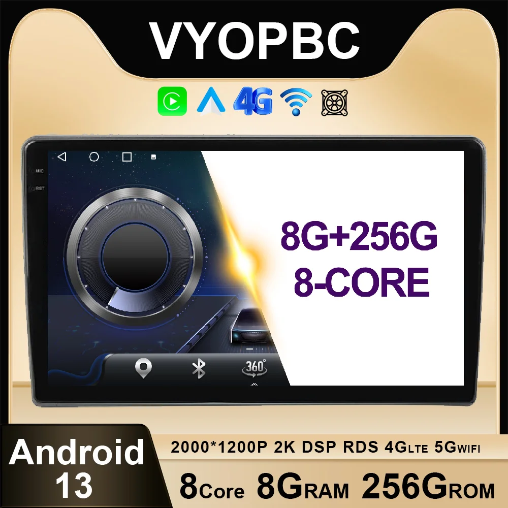 Автомагнитола 9 дюймов Android 13 для Opel Zafira B Astra H 2005-2014 Wi-Fi 4G LTE видео Авторадио BT