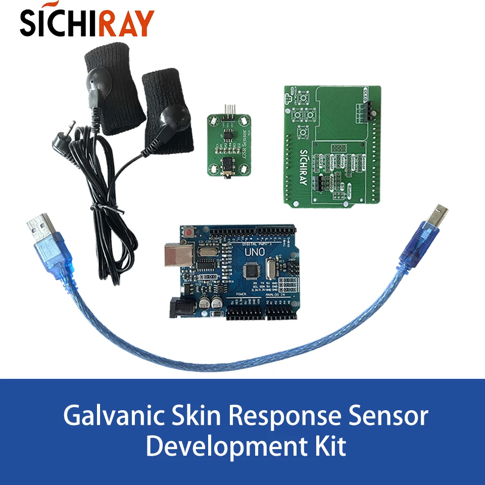 Фото Galvanic Skin Response Sensor Kit for Arduino Measurable  Psychology Testing Healthy GSR Biofeedback 2023 New Free Shipping №1