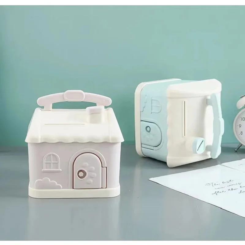 

Cute Princess Cottage Piggy Bank Can be Stored and Taken Out Coin Storage Box Bedroom Study Home Piggy Bank Desktop Ornaments