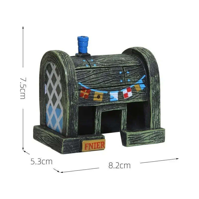 Fish tank landscaping pineapple house octopus boy crab castle fish and shrimp shelter aquarium decoration