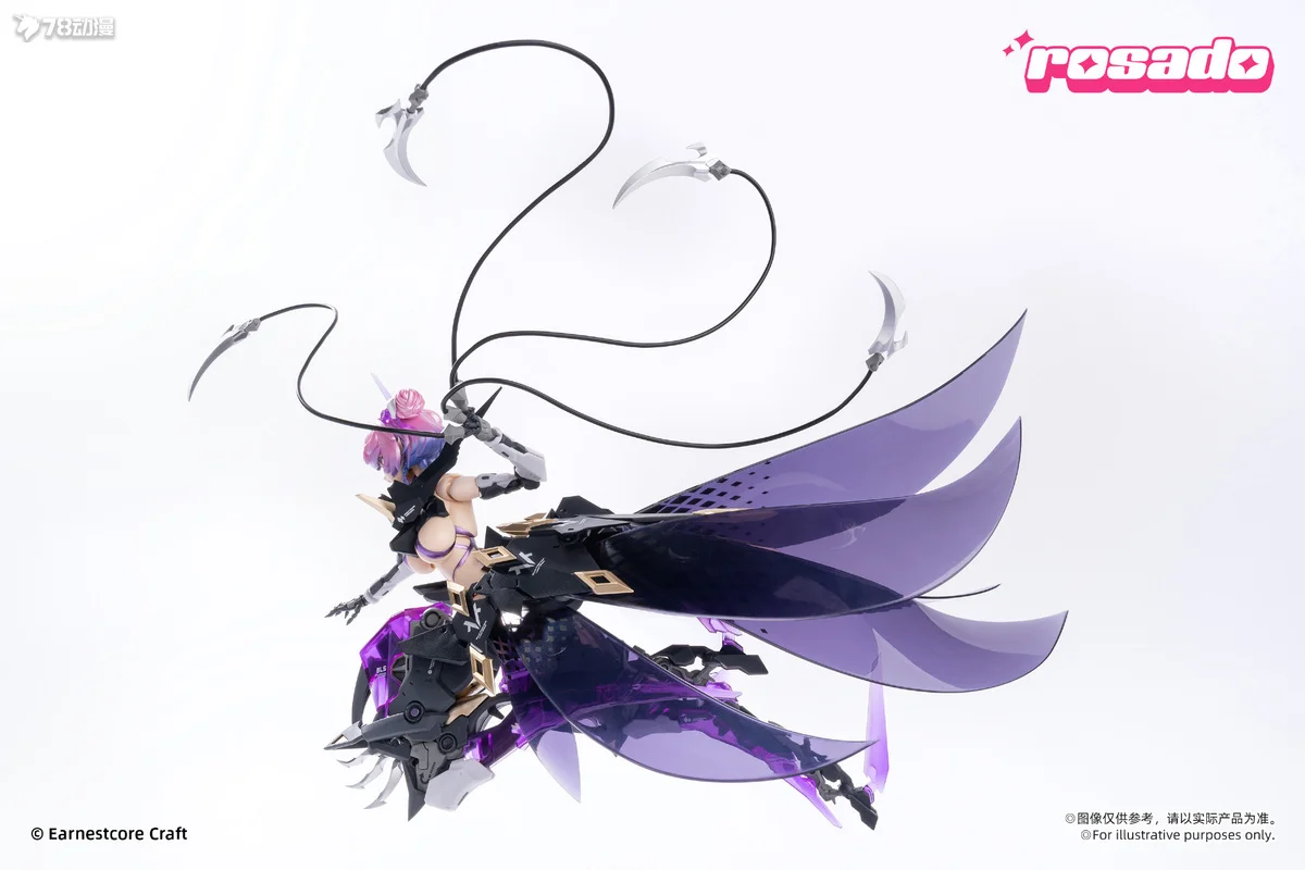 Фото В наличии Новая Оригинальная Коллекционная Модель Earnestcore Craft ROSADO RS-02 STARFLOWER BLACK IRIS, Масштаб 1/10, Серия ACTION GIRLS №4