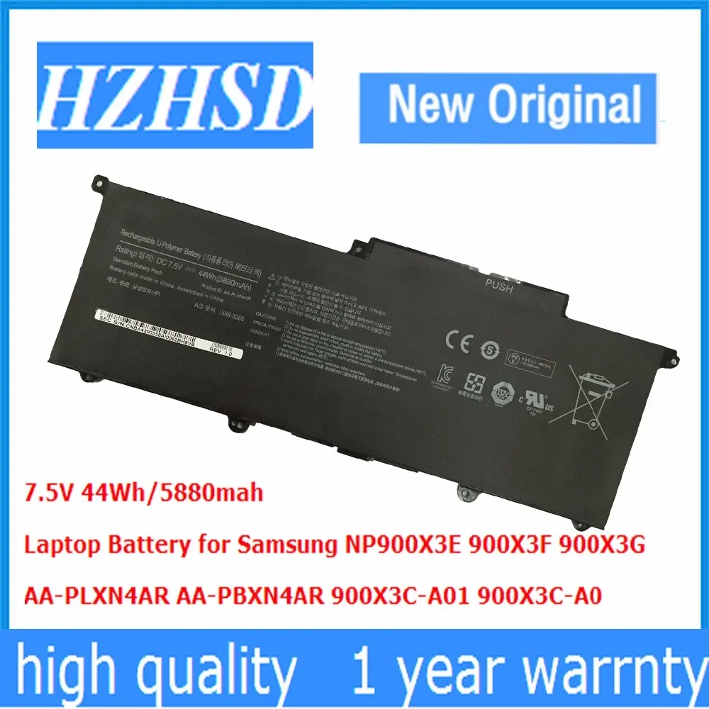 AA-PLXN4AR 7 6 В 44 Втч 5880 мАч Аккумулятор для ноутбука SAMSUNG NP900X3C NP900X3D NP900X3E NP900X3G 900X3D 900X3E