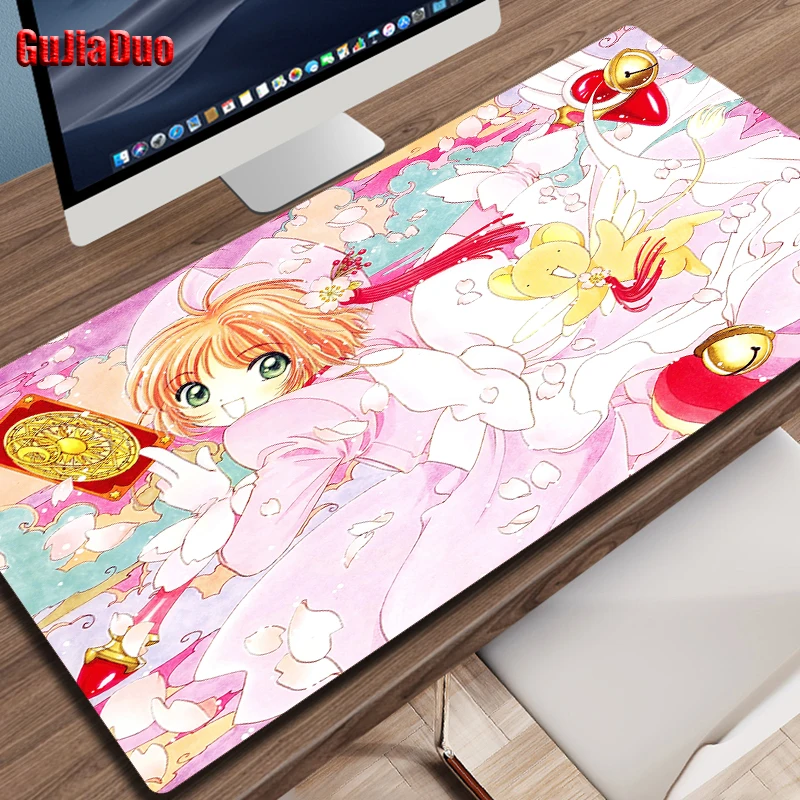 

400x900mm Kinomoto Sakura Large Size Anime Mouse Pad Computer Play Mat Gaming Hoom Accessories Kawaii Cartoon Mousepad Table pad