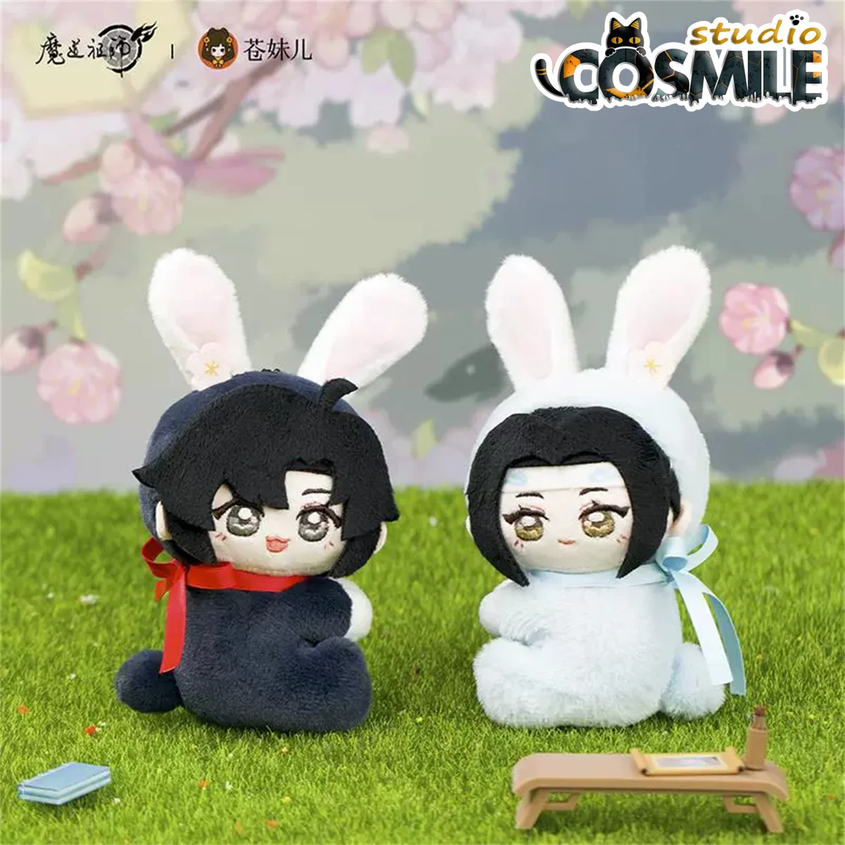 Grandmaster of Demonic Cultivation MDZS Mo Dao Zu Shi Lan Wangji Wei Wuxian Rabbit Plushie Stuffed Plush 16 см Кукла Игрушка