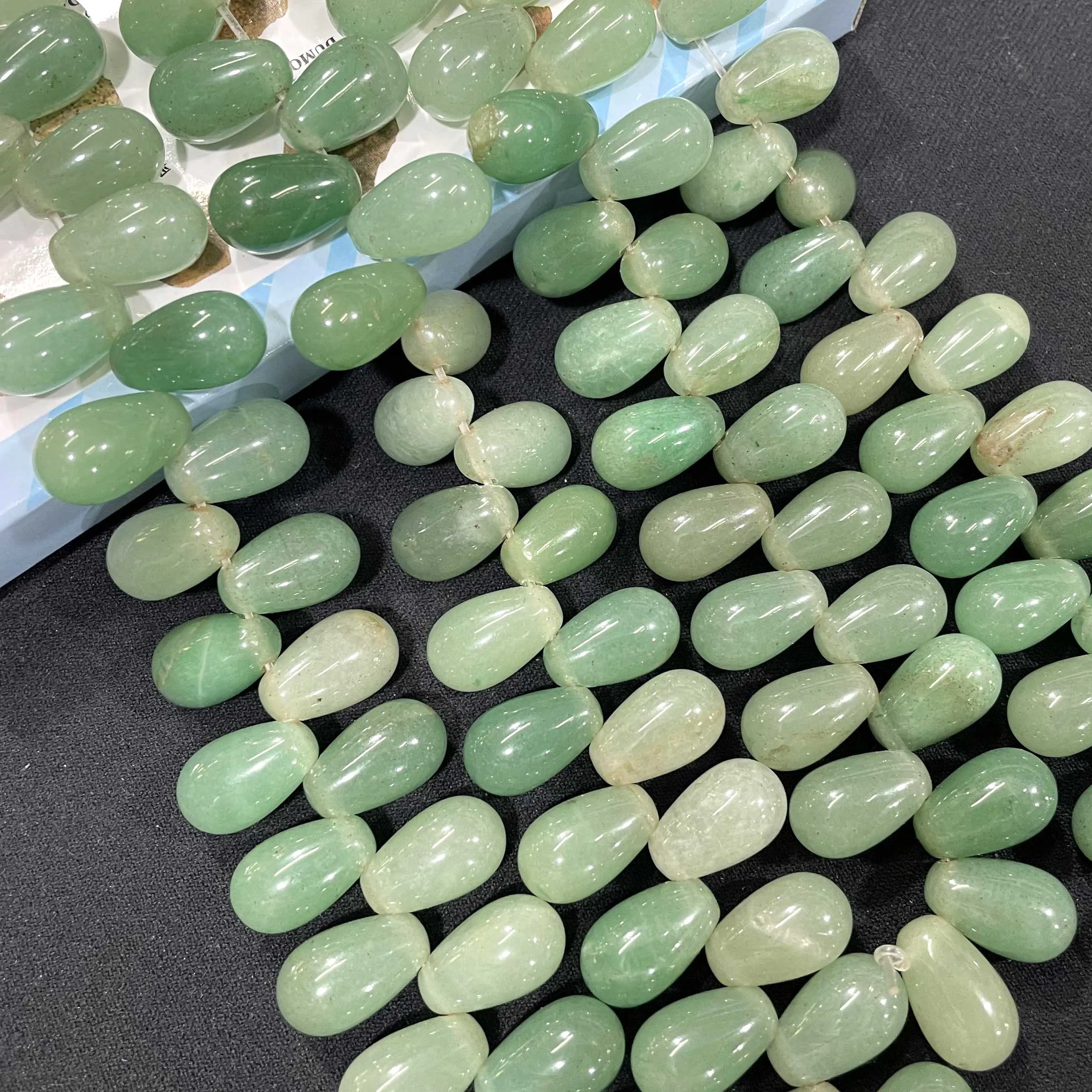 Натуральный камень в форме капли воды розовый кварц бирюза тигровый глаз