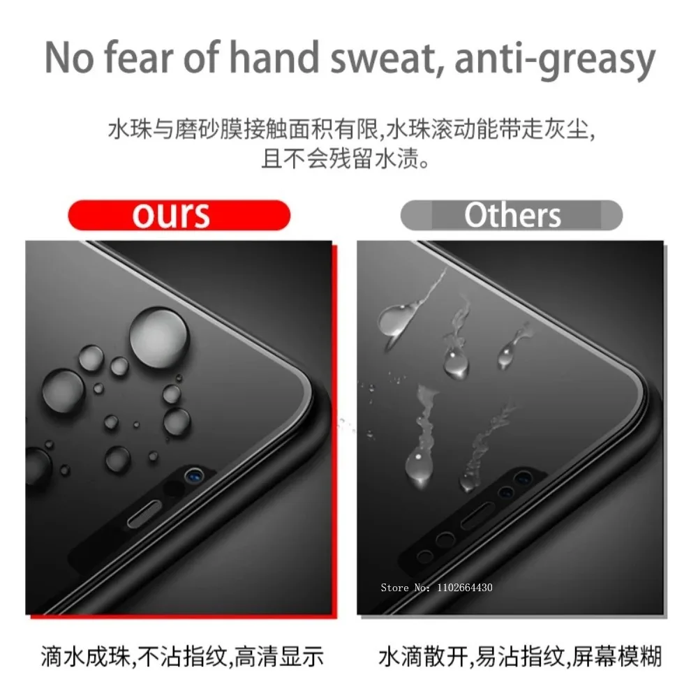 Матовое стекло без отпечатков пальцев для телефона Huawei P20 P30 Lite P40 закаленное