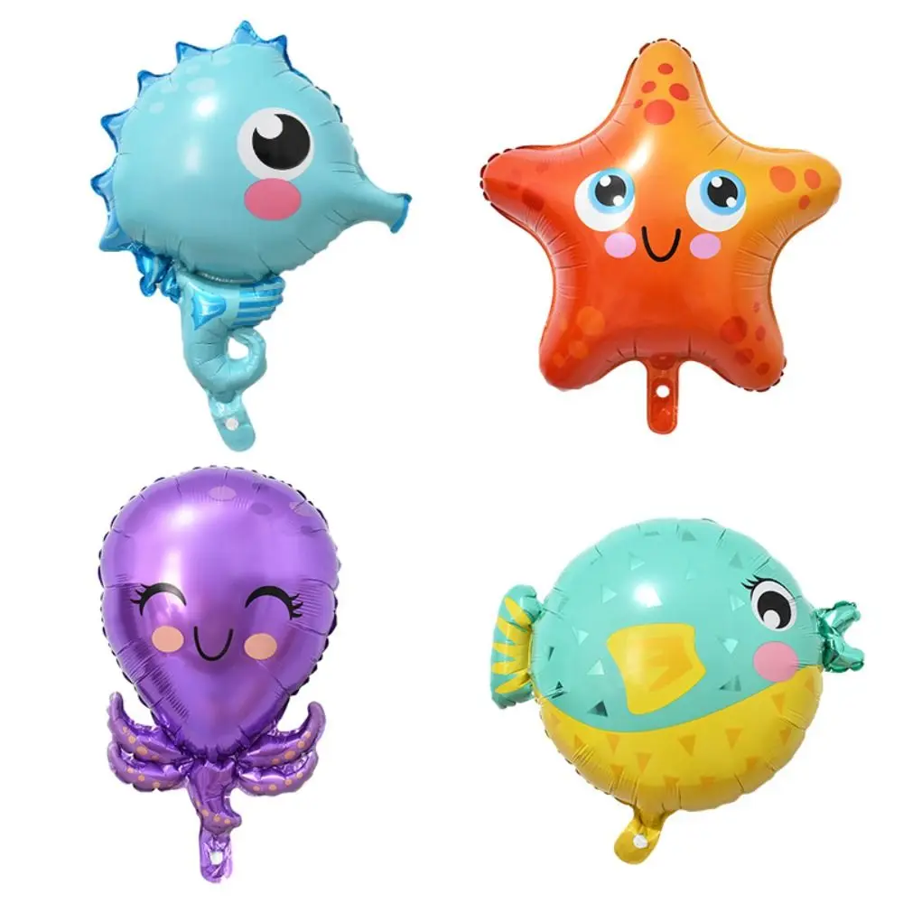 

Cute Creativity Kids Birthday Photo Props Octopus Easy Use Party Supplies Animal Balloons Globos Ornaments Foil Balloons