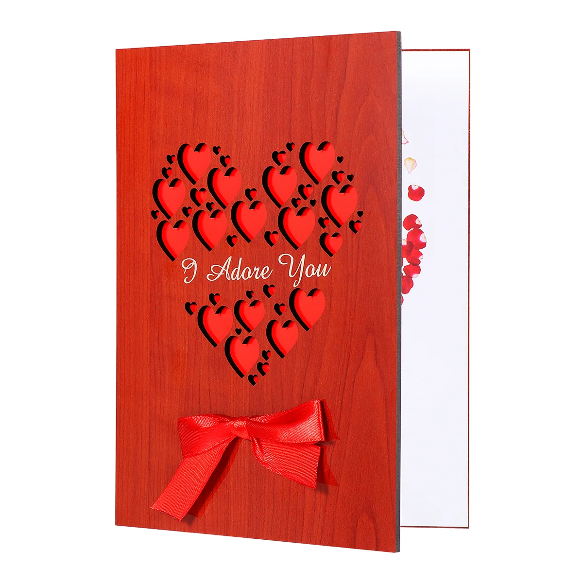 

I YOU Anniversary, Wooden Greeting Cards, Romantic Gifts for Her/ Him/ Wife/ Husband/ Mother, For Any Occasion